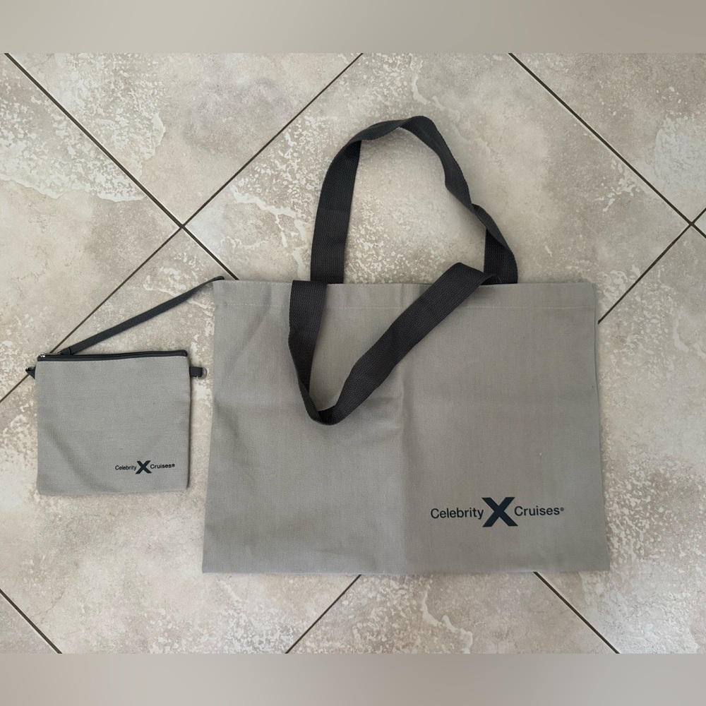 Celebrity Cruise Lines Tote Bag & Pouch Canvas
Light Gray Eco-Friendly